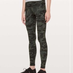 Lululemon Align full length camo size 6